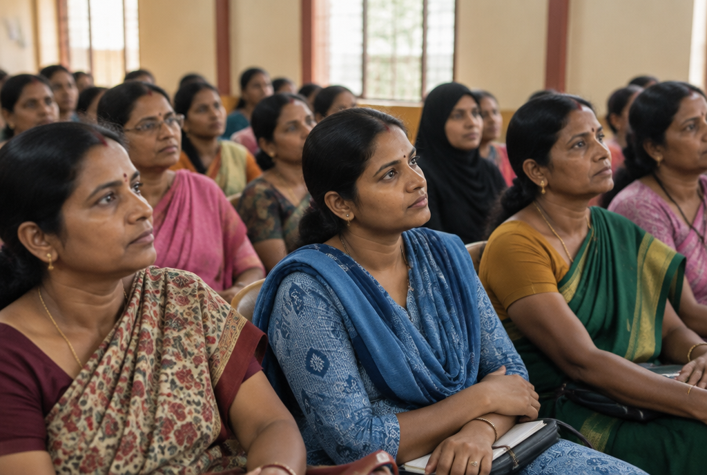 A women's health awareness session